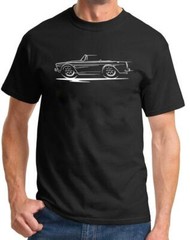 Sunbeam Tiger Convertible Sports Car Redline Design Classic Tshirt NEW