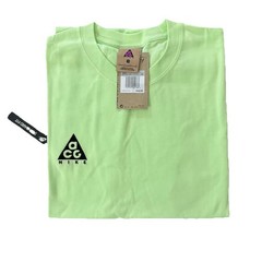Nike ACG Logo Tee Barely Volt T-Shirt BQ7342-701 Size XS