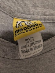 Big Dogs Harry Potter Parody Graphic Print T-Shirt Gray S/M Crew Neck Vintage