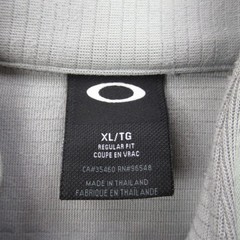 Oakley Shirt Mens XL Sleeveless Lightweight Casual 1/4 Zip Gray Pockets