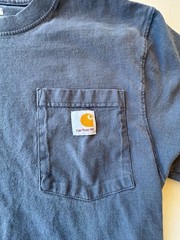 Carhartt Loose Fit Heavyweight Pocket T-Shirt in Navy