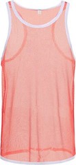 Zonbailon Mens Sexy Mesh Vest Breathable Soft See Through Sleeveless Tank Top