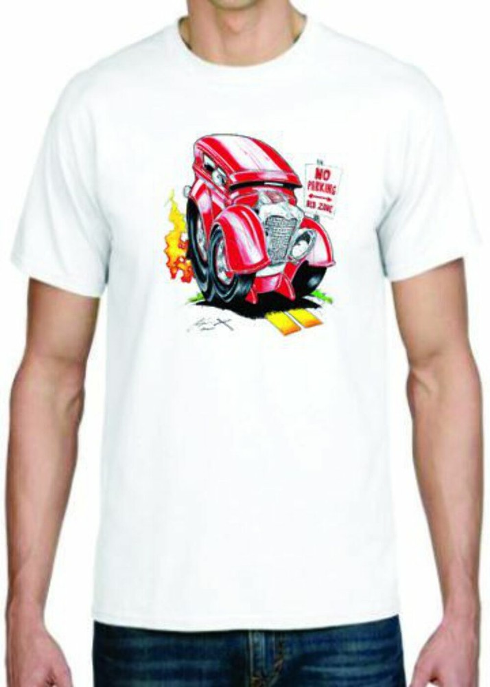Adult DryBlend® T-Shirt – ( RED RIDER – HOT ROD)