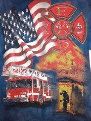 The Mountain 9/11 Sept 11th Fire Dpt Men Tshirt Sz M Heros Remember Vintage