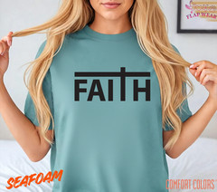 Unisex Faith Cross Christian T-Shirt, Men T shirt,Women T shirt Gift ReligionTop