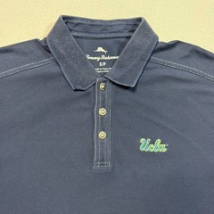 UCLA Tommy Bahama Blue & Gold Marlin Logo Polo Collegiate Series Shirt Small
