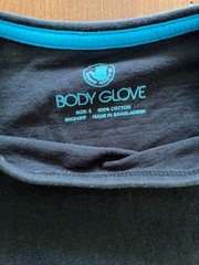 Body Glove T-Shirt, Mens Small, Vintage Surfer Beach, Measurements