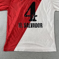 Vintage F.C. Estanzuelas Futbol Club El Salvador XL Red Jersey #4 ASM Fed-com