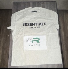 Fear of God Essentials T-Shirt SS22 Light Oatmeal – 100% Authentic