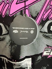 NWT Evil Vice Black & Pink Graphic Long Sleeve Tee Size Small