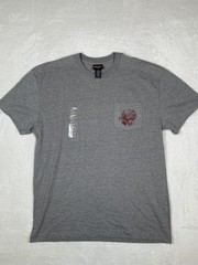Harley-Davidson Shirt Mens Large Gray Pocket Speedway Concord NC Eagle NWOT