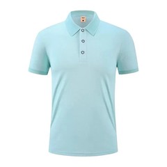2025 Summer New Solid Color Polo Shirt for Male and Female Couples Business Fash
