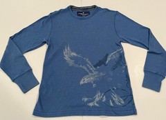 American Eagle Outfitters Vintage Fit Men’s Thermal Knit Shirt Medium Blue L/S