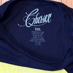 Chaser Smiley Face TShirt Mens 2XL XXL Black Tshirt Smiley Face Emoji 90s Humor