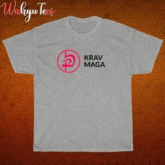 New Krav Maga Martial Arts Logo Black/Grey/Navy/White Size S-5XL Unisex T-Shirt