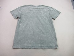 Shirt Mens Medium Short Sleeve Crew Neck Outdoors Lightweight Casual Gray