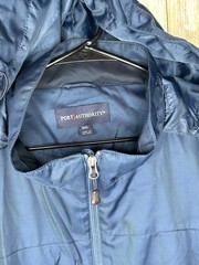 Men’s Port Authority 3XLarge Navy Employee Budweiser Windbreaker Hooded Jacket