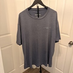 Newport Blue “American Made” Graphic Tee Men’s 2XL Slate Blue Vintage Wash EUC