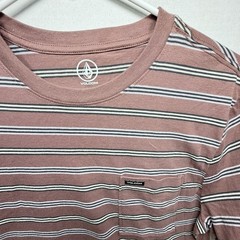NEW Volcom Striped Red Short Sleeve T-Shirt (Multiple Sizes)