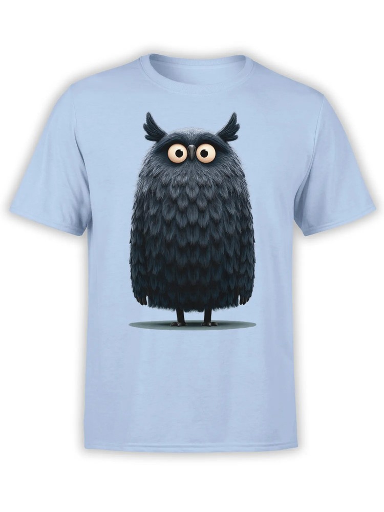 Midnight Puff Owl T-Shirt | Unisex