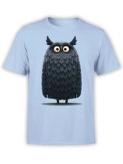 Midnight Puff Owl T-Shirt | Unisex