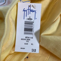 Guy Harvey Ocean Wide Marine Life Pocket Yellow T-Shirt Men’s XL NWT