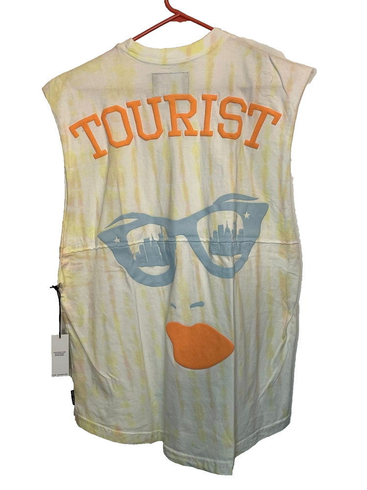 Spirit Jersey Tourist Men’s Size M Sleeveless Tank Oversized Made In USA New