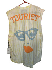 Spirit Jersey Tourist Men’s Size M Sleeveless Tank Oversized Made In USA New