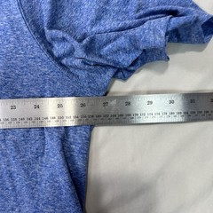 Duluth Trading Co Shirt Mens 2XL XXL Blue Stretch Breathable Tee Logo EUC