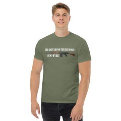 FN FAL Battle Rifle Nato British L1A1 Military Gun Unisex Classic T-Shirt