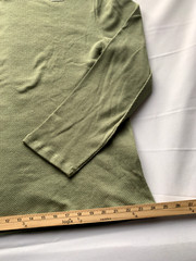 ALFANI MENS OLIVE DRAB LONG SLEEVE THERMAL SHIRT SIZE XXL