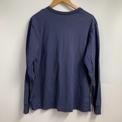 Jean Shop Men’s Crew Neck 100% Cotton Long Sleeve Pocket T Shirt Size M