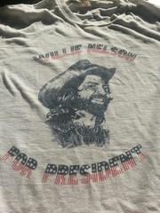 Vintage Willie Nelson For President Country Music Classic Style Tee Size