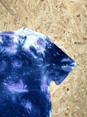 Denim & Flower Ricky Singh Tie Dye T-Shirt Mens Large Purple Blue Take A Hike