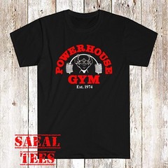 Powerhouse Gym Est. 1974 Men’s Black Size S-5XL