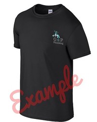 5 x Personalised Work Stag Hen Tshirt Your Logo T Shirt Top Tee Print Printed