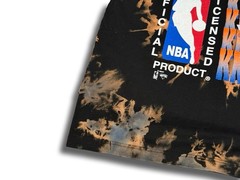 VTG 90s Pro Player Property of New York Knicks Tie Dye Black T-Shirt Made in USA