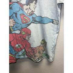 DC Comics Shirt Superhero Justice League Polyester Tee VTG 2009 Medium
