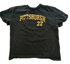 Pittsburgh Pirates MLB Andrew McCutchen 22 Black Short Sleeve T- Shirt Mens XL