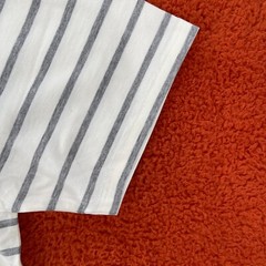 PETER MILLAR Men’s LARGE Colt Short Sleeve Striped T-Shirt Summer Ivory NEW $160