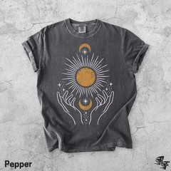 Celestial Sun Moon Mystical Comfort Tee Cosmic Galaxy Gift
