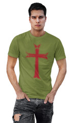Crusader Cross Knights Christian Jesus Tees Templar Cross Crusader T shrits