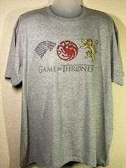 Game of Thrones T-Shirt – HBO Licensed NEW SEALED – Sizes XL, L, M T-shirt Black