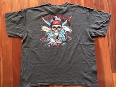 YAZBEK ~ T Shirt Mens Black Costa Maya Mexico Skull Graphic Prints 2XL FREE SHIP