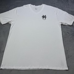2UNDR Shirt Mens 2XL White 1919 Logo V-Neck Performance Stretch Tee Tagless