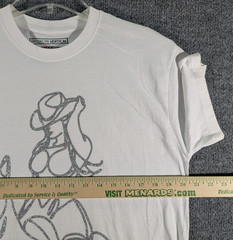 BROOKLYN VERTICAL T-Shirt Cowgirl Horseback Glitter Graphic Tee Adult Size Med