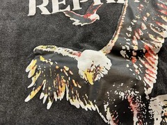 Represent Pioneers of Power Bald Eagle Short Sleeve Shirt Size Large