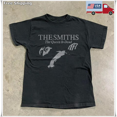 The Smiths The Queen Is Dead Album T-shirt, Unisex Black T-shirt, Size S-5XL