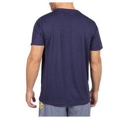 PUMA Performance Cat Logo Crew Neck Short Sleeve T-Shirt Mens Blue Casual Tops 5
