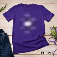 Geometric abstract halftone dots gradient pattern design. T-Shirt Unisex T-shirt